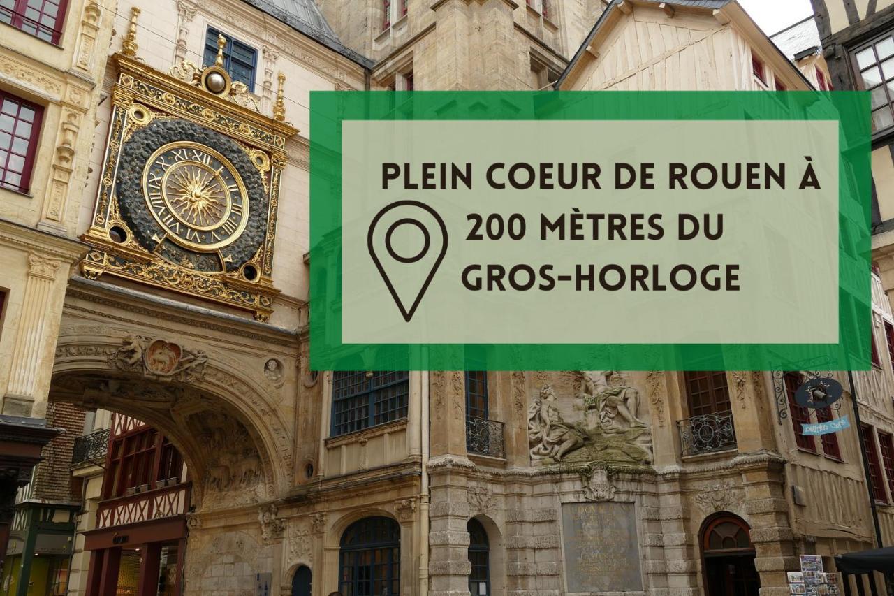 Studio Au Coeur De Rouen, 4 Personnes, Calme & Elegant Eksteriør bilde
